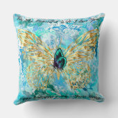 モダンアブストラクト両面2つのデザイン ユニークなギフト クッション (裏面)