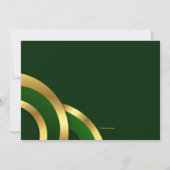 モダンアブストラクト写真招待状 招待状 (裏面)