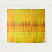 モダンアブストラクト | カラフルな柑橘類の色 タペストリー (正面(横))