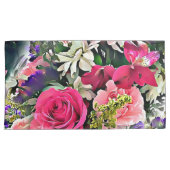 モダンアブストラクト フラワーズ フラワーロアート 枕カバー (正面右)