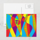 モダンアブストラクト ポストカード (正面/裏面)