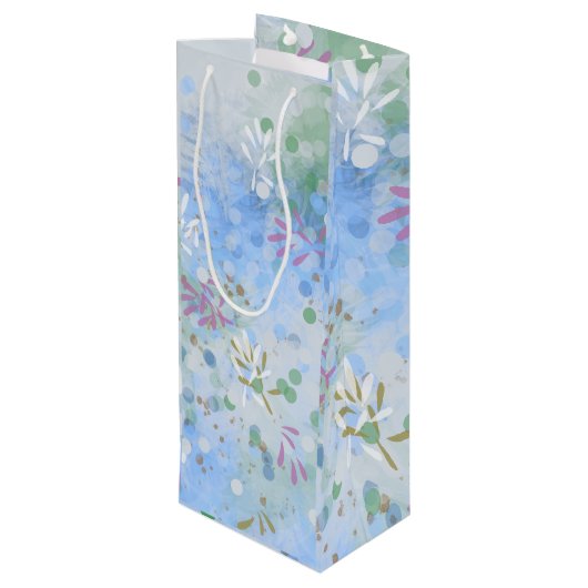 モダンアブストラクト ワインギフトバッグ (裏面アングル)