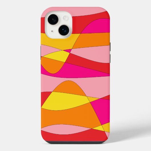 モダンアブストラクト iPhoneケース (裏面)