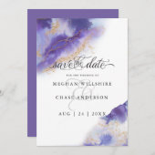 モダンアメシストウォーターカラージェード  裸足の花嫁™ (正面/裏面)