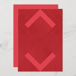 モダンアローズ レッドカード - カスタマイズ可能 セーブザデート