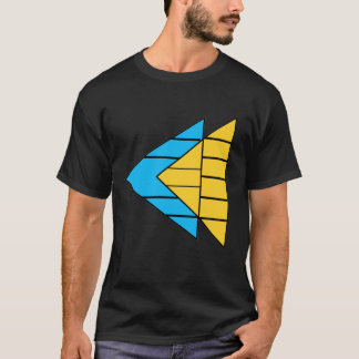 モダンアロー幾何学グラフィックTシャツ Tシャツ
