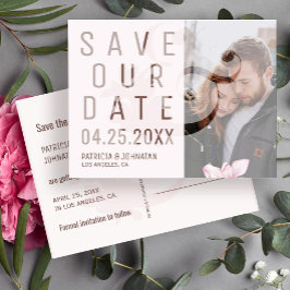モダンアンパ救ンド結婚赤面の写真 案内ポストカード