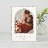 モダンアーチクリスマスカード シーズンカード (スタンド正面)