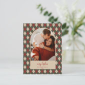 モダンアーチクリスマスカード シーズンポストカード (スタンド正面)