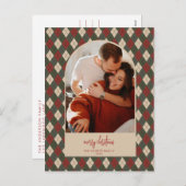 モダンアーチクリスマスカード シーズンポストカード (正面/裏面)