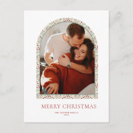 モダンアーチクリスマスカード シーズンポストカード