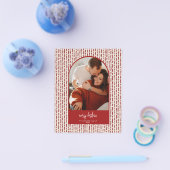 モダンアーチクリスマスカード チラシ (シングル)