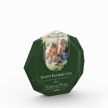 モダンアーチフォト父の日 |エメラルドグリーン