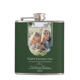 モダンアーチフォト父の日 |エメラルドグリーン フラスク