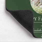 モダンアーチフォト父の日 |エメラルドグリーン マウスパッド (コーナー)