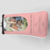 モダンアーチフォト父の日 |コーラル ゴルフヘッドカバー (正面)