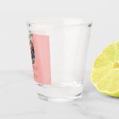 モダンアーチフォト父の日 |コーラル ショットグラス (右)