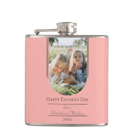 モダンアーチフォト父の日 |コーラル フラスク