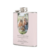 モダンアーチフォト父の日 |ピンク フラスク (左)