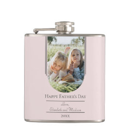 モダンアーチフォト父の日 |ピンク フラスク