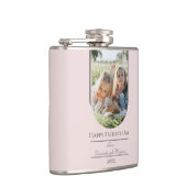 モダンアーチフォト父の日 |ピンク フラスク (右)