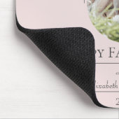 モダンアーチフォト父の日 |ピンク マウスパッド (コーナー)