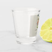 モダンアーチフォト父の日 |ベージュ ショットグラス (左)