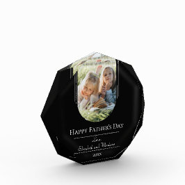 モダンアーチフォト父の日 |黒 フォトブロック