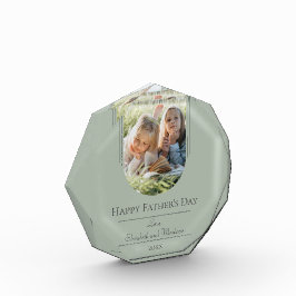 モダンアーチフォト父の日 | Sage Green フォトブロック