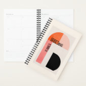 モダンアーチ、名前エリア、ブライダルパーティ結婚 プランナー手帳 (ディスプレー)