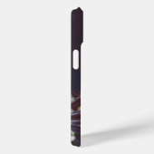 モダンアートの紫の花柄 Case-Mate iPhoneケース (裏面 / 右)