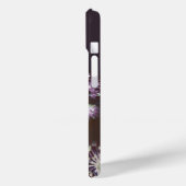モダンアートの紫の花柄 Case-Mate iPhoneケース (裏面 / 左)