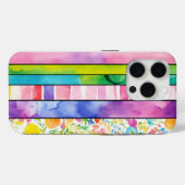 モダンアートカラフルキッズウォーター鮮やかカラー Case-Mate iPhoneケース (裏面 (横))