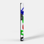 モダンアートテクスチャ iPhoneケース (右側面)