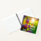 モダンアートワインラバーブドウ手帳 ノートブック (内部)