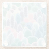 モダンアート冬木 ガラスコースター (裏面)