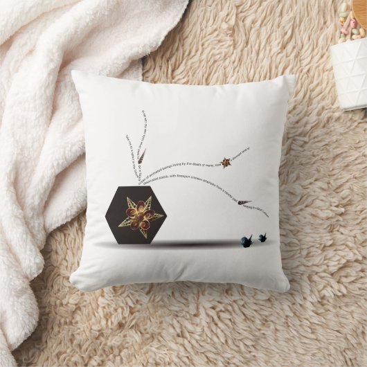 モダンアート海抽象芸術芸術的 クッション (ブランケット)