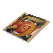 モダンアート キュビスム デムース Figure 5 in Gold タイル (側面)