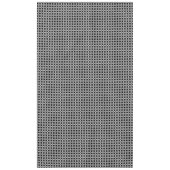 モダンアーバンパターンの黒と白 テーブルクロス (正面)