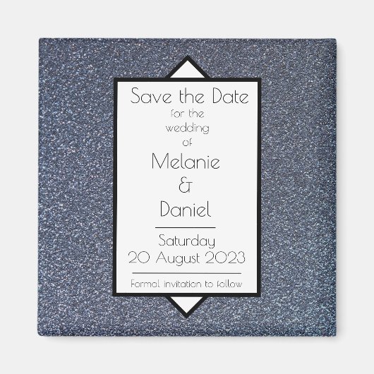 モダンアールデコシルバ救ー・ギルター マグネット (正面)