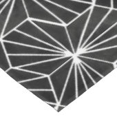 モダンアールデコ白黒幾何パターン テーブルクロス (アングル)