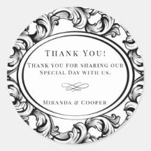 モダンアールデコ黒結婚葉