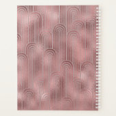 モダンアールデコGlamバラパーソナライズ名プランナー プランナー手帳 (裏面)