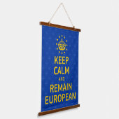 モダンイエローブルー保アルカムクラウンヨーロッパベクトル 吊り下げ型タペストリー (傾斜あり)