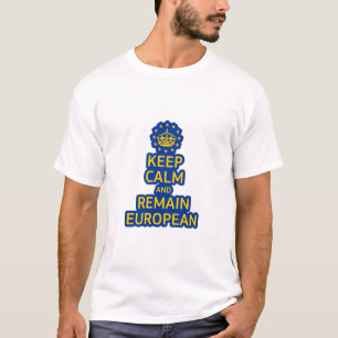 モダンイエローブルー保アルカムクラウンヨーロッパベクトル Tシャツ
