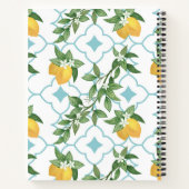 モダンイタリアンタイルLEMONファミリーレシピ本 ノートブック (裏面)