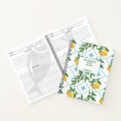 モダンイタリアンタイルLEMONファミリーレシピ本 ノートブック (内部)