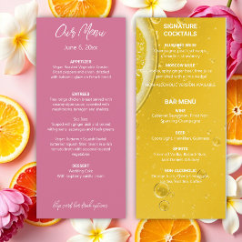 モダンイタリアン結婚メニュー メニュー