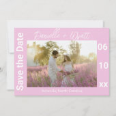 モダンイタリアン結婚夏 セーブザデート (正面)