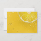 モダンイタリアン結婚夏 出欠カード (裏面)